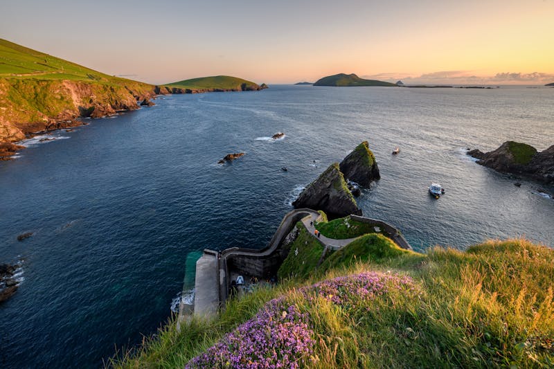 HDIrlandDingleDunquin Pier Sunset Dingle County Kerry Kopie