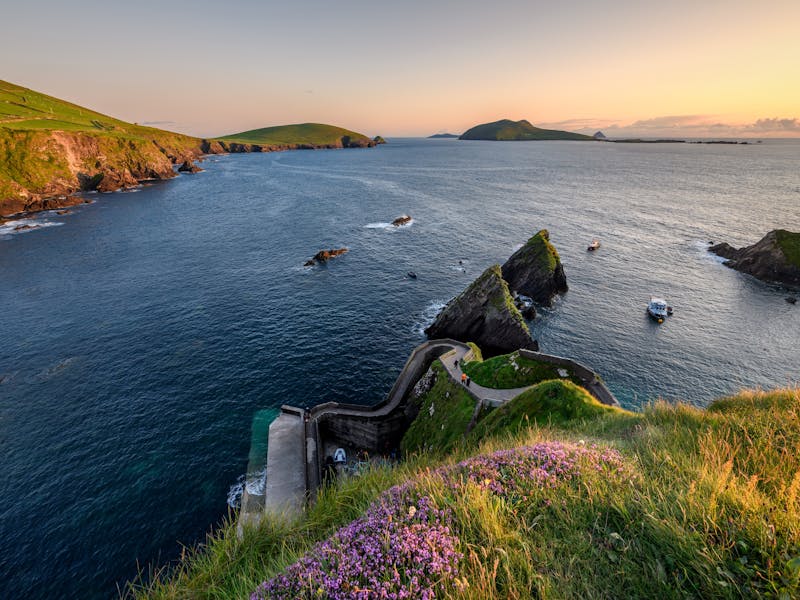 HDIrlandDingleDunquin Pier Sunset Dingle County Kerry Kopie