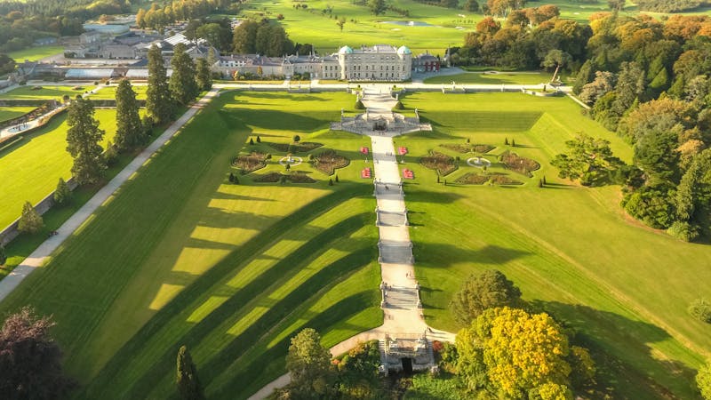 HDIrlandPowerscourt GardensAerial View Italian Kopie