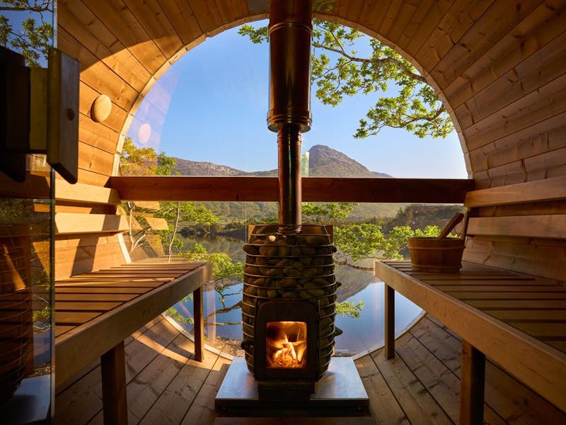 HDHotelIrlandBallynahinch CastleWoodland Sauna