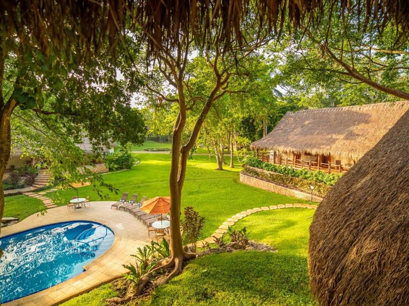 HDHotelMexikoThe Lodge At Chichen ItzaGartenanlage