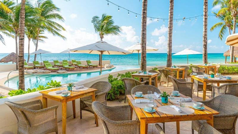 HDHotelMexikoMahekal Beach Front Resort SpaRestaurant