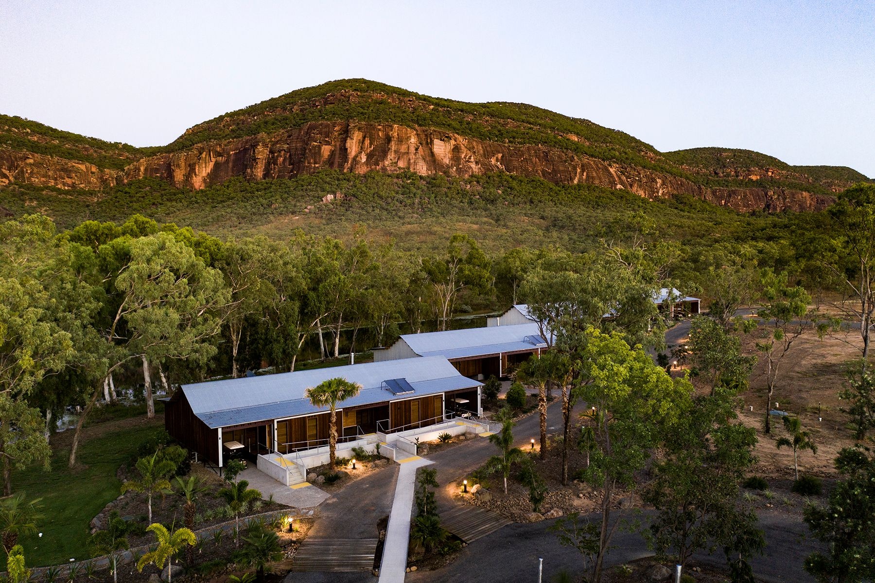 HDHotelAustralienQLDMount Mulligan LodgeLodge von oben 139007