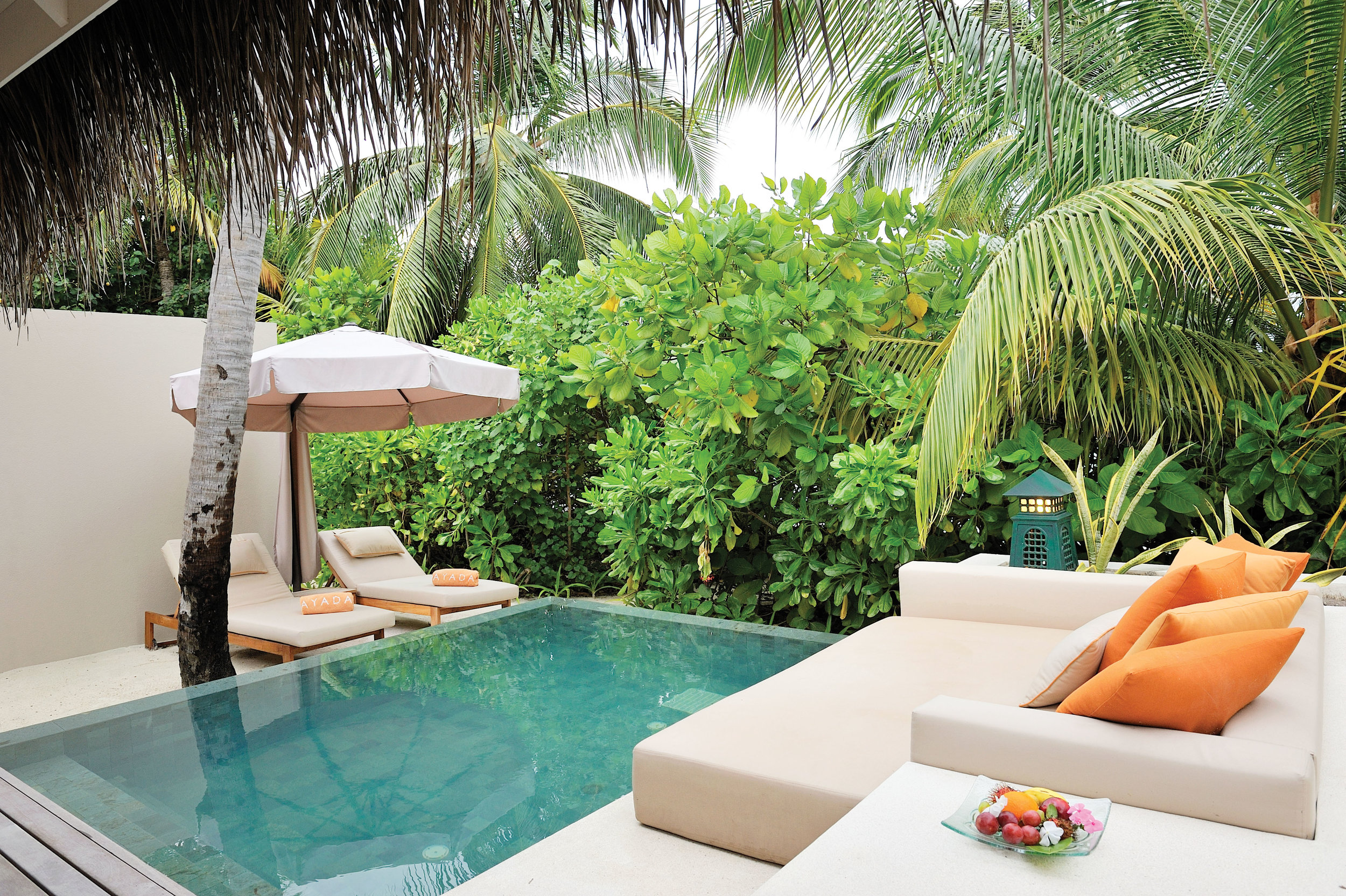 HDHotelMaledivenAyada MaldivesBEACH VILLA Pool 1