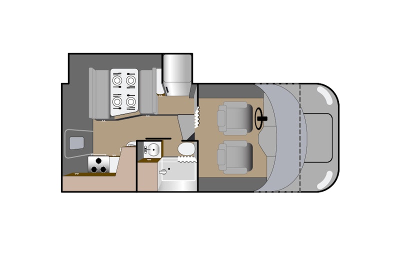 Fraserway: Truck Camper mit Slide-Out & Etagenbetten