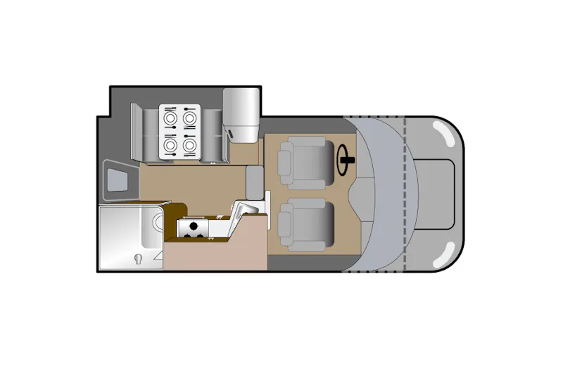 Truck Camper mit Slide-Out