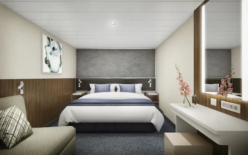 HDKreuzfahrtNCLNorwegianSpirit Innenkabine