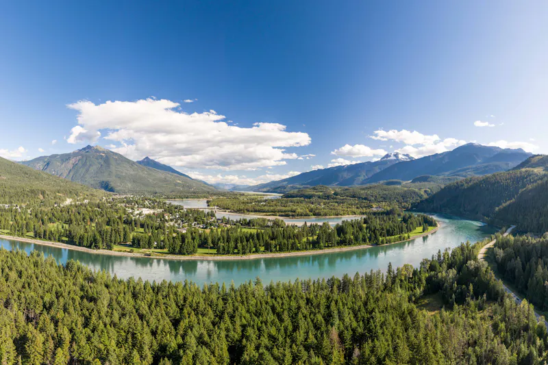 Revelstoke am Columbia River