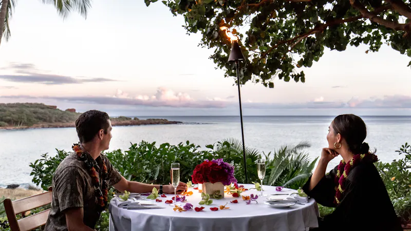 HDHotelHawaiiLanaiFour Seasons Resort LanaiDinner