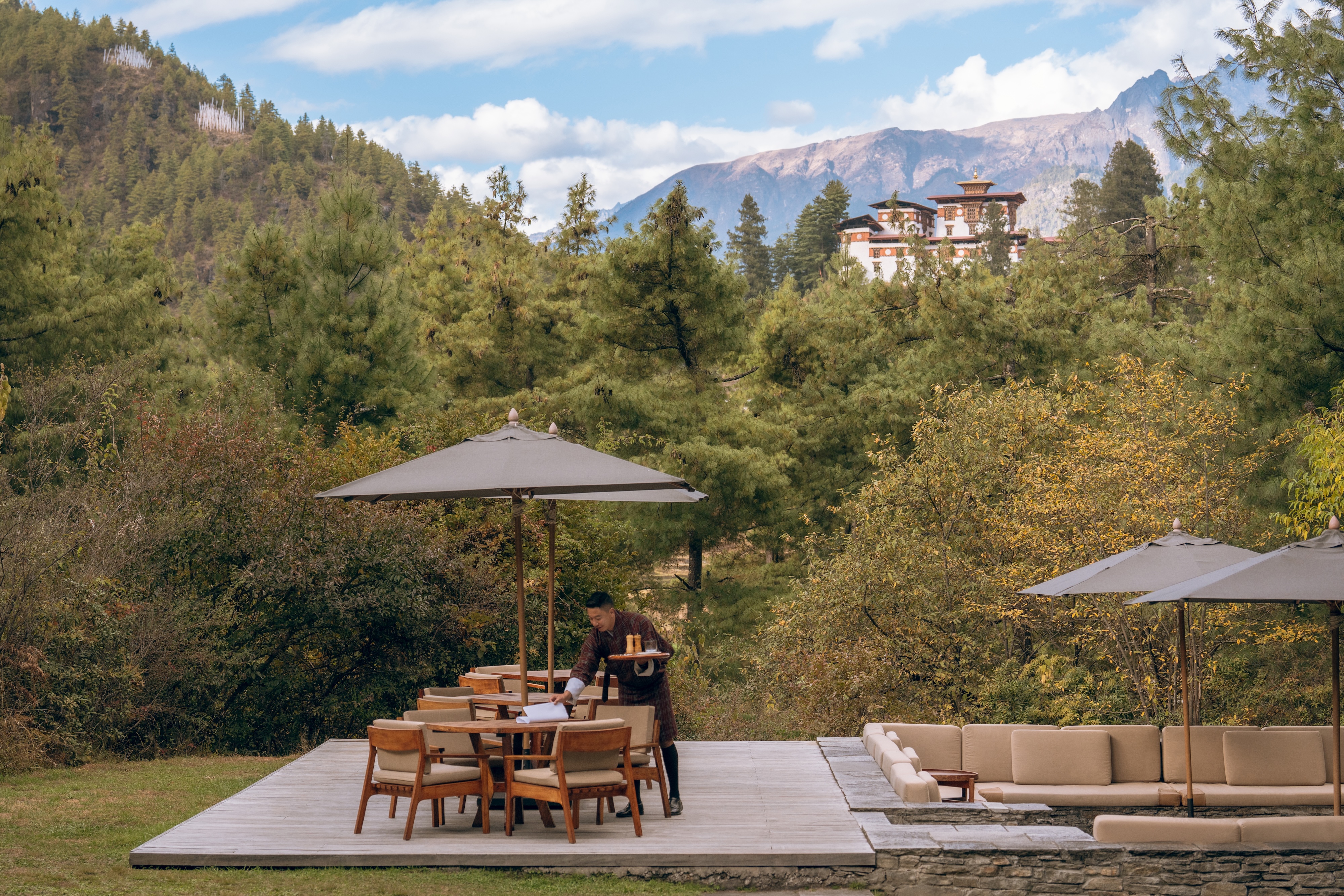 HDHotelBhutanAmankoraParoFirepit Terrace 1