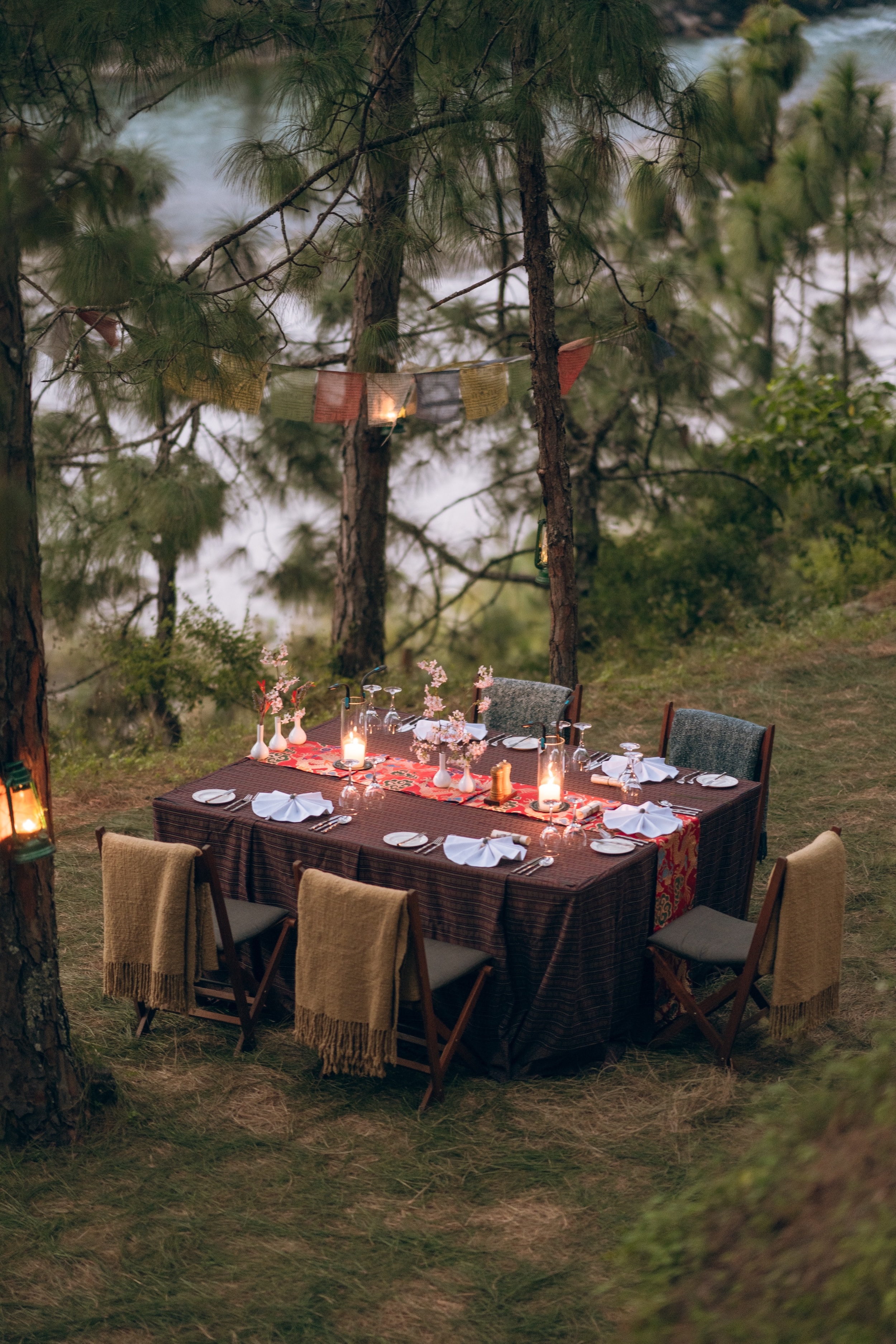 HDHotelBhutanAmankoraPunakhaRiverside Barbecue 2