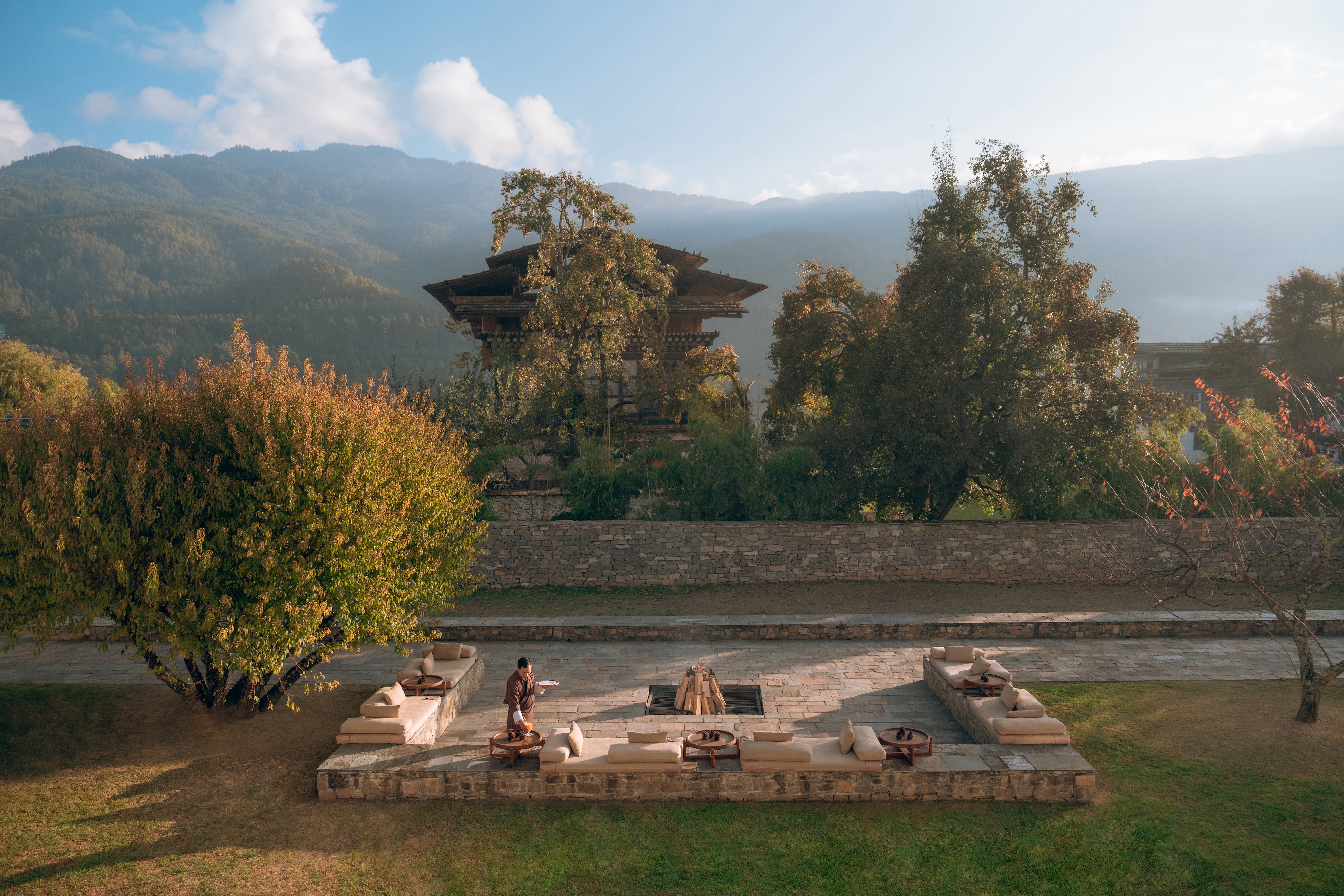 HDHotelBhutanAmankoraBumthangFirepit 3