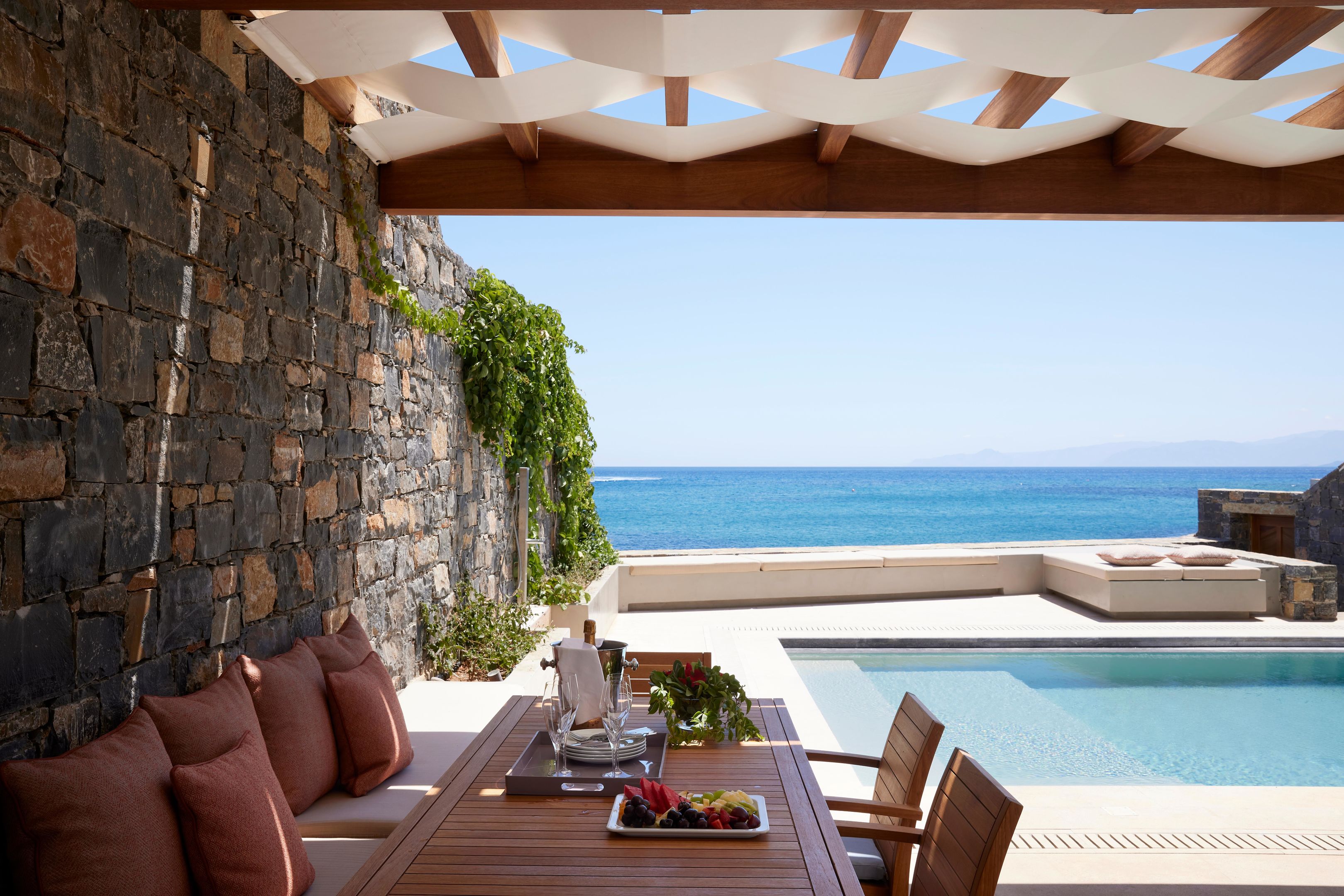 HDHotelGriechenlandElounda Peninsula Luxury Resortdouble bedrooms villa sea 