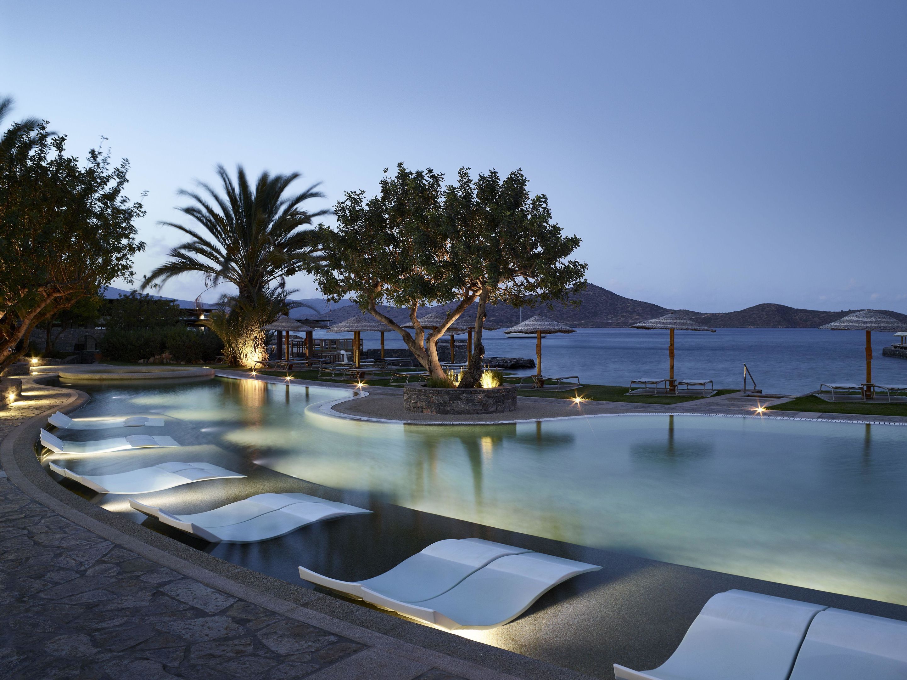HDHotelGriechenlandPorto Elounda Golf Spa ResortPool Abend
