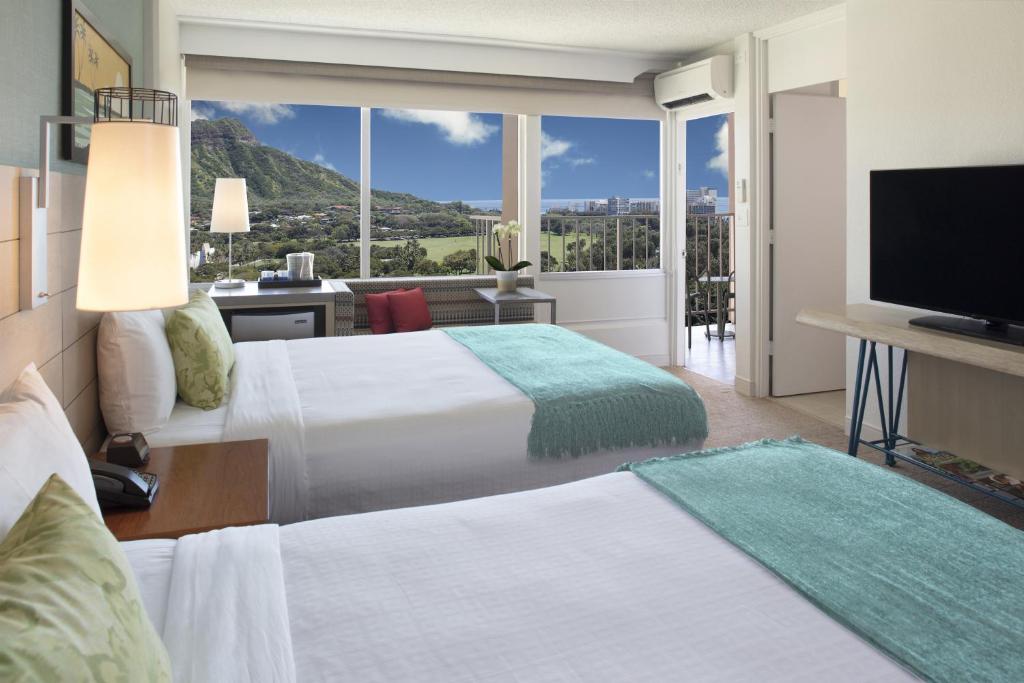 HDHotelHawaiiHonoluluQueen Kapiolani HotelZimmer