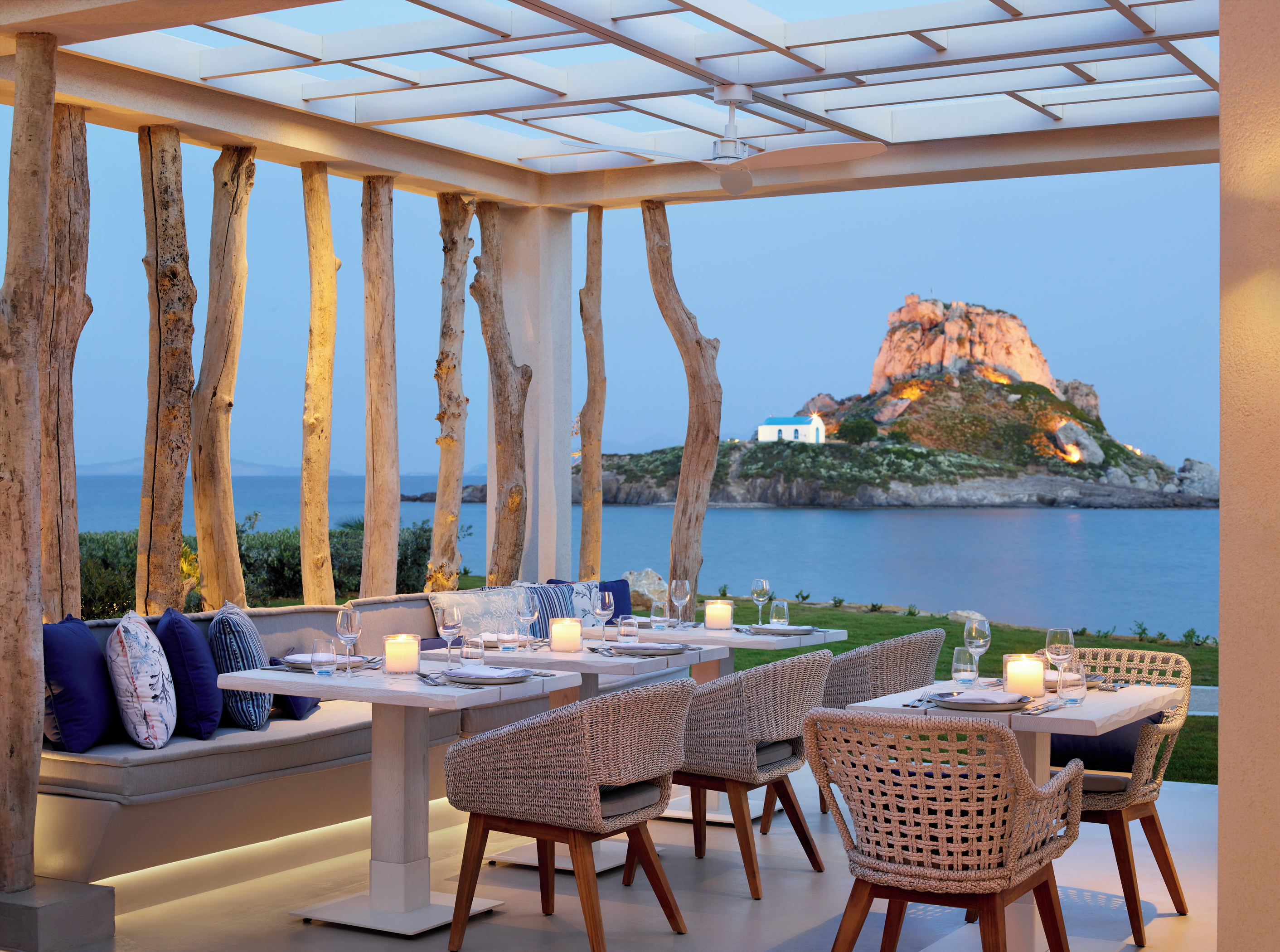 HDHotelGriechenlandIkos AriaDinner Sunset