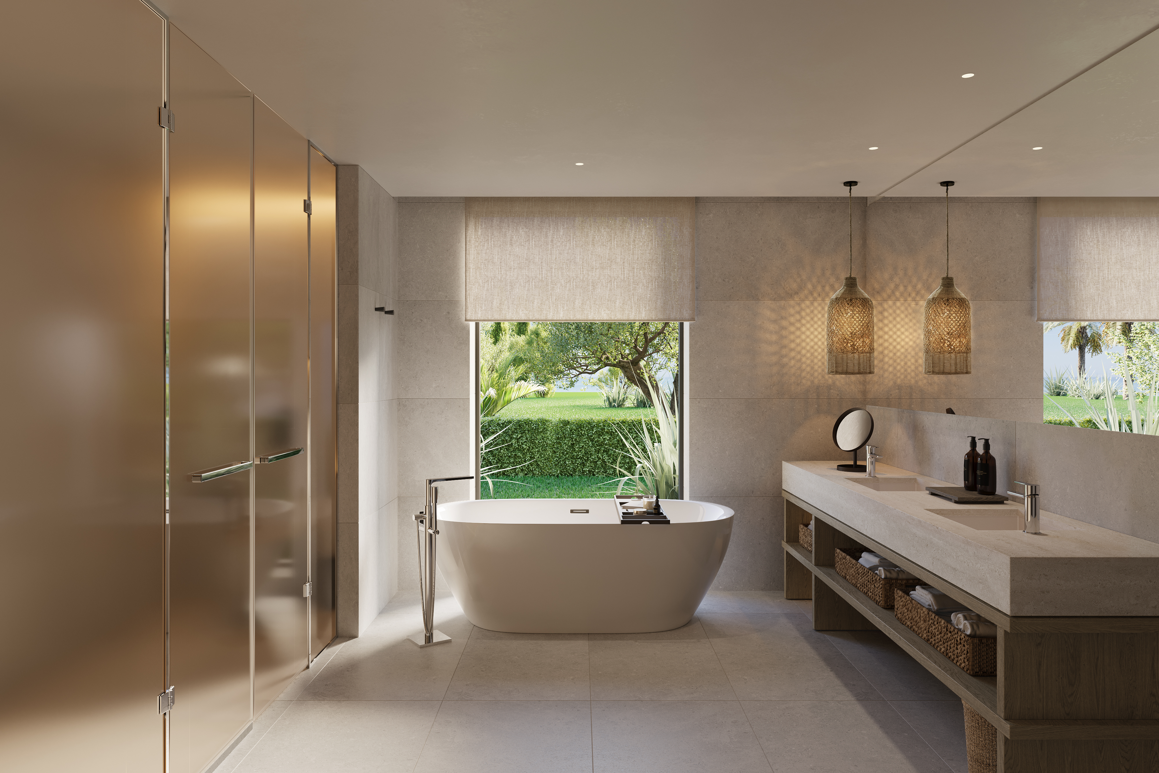 HDHotelGriechenlandIkos KissamosDeluxe One Bedroom Suite Bathroom
