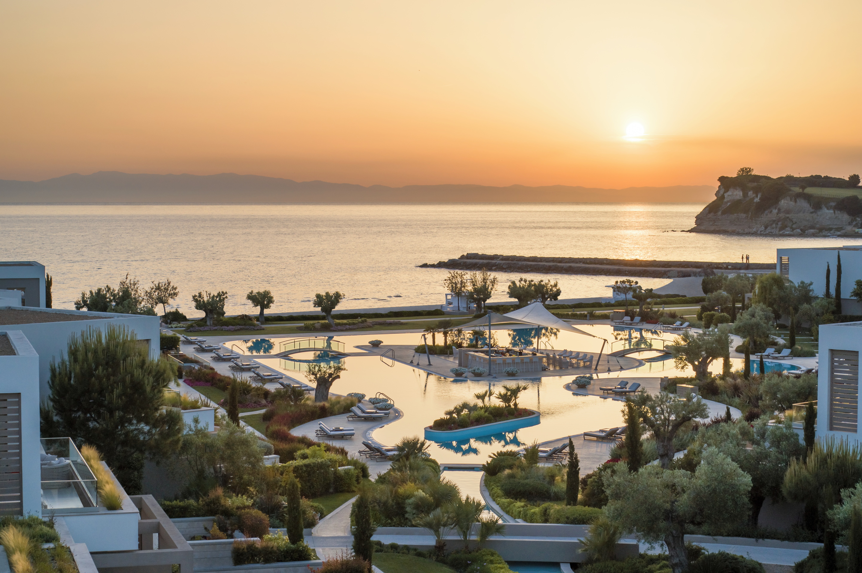 HDHotelGriechenlandSani DunesPool Sunset