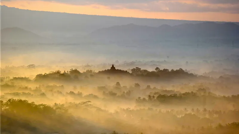 HDIndonesienYogyakartaTempel sunset