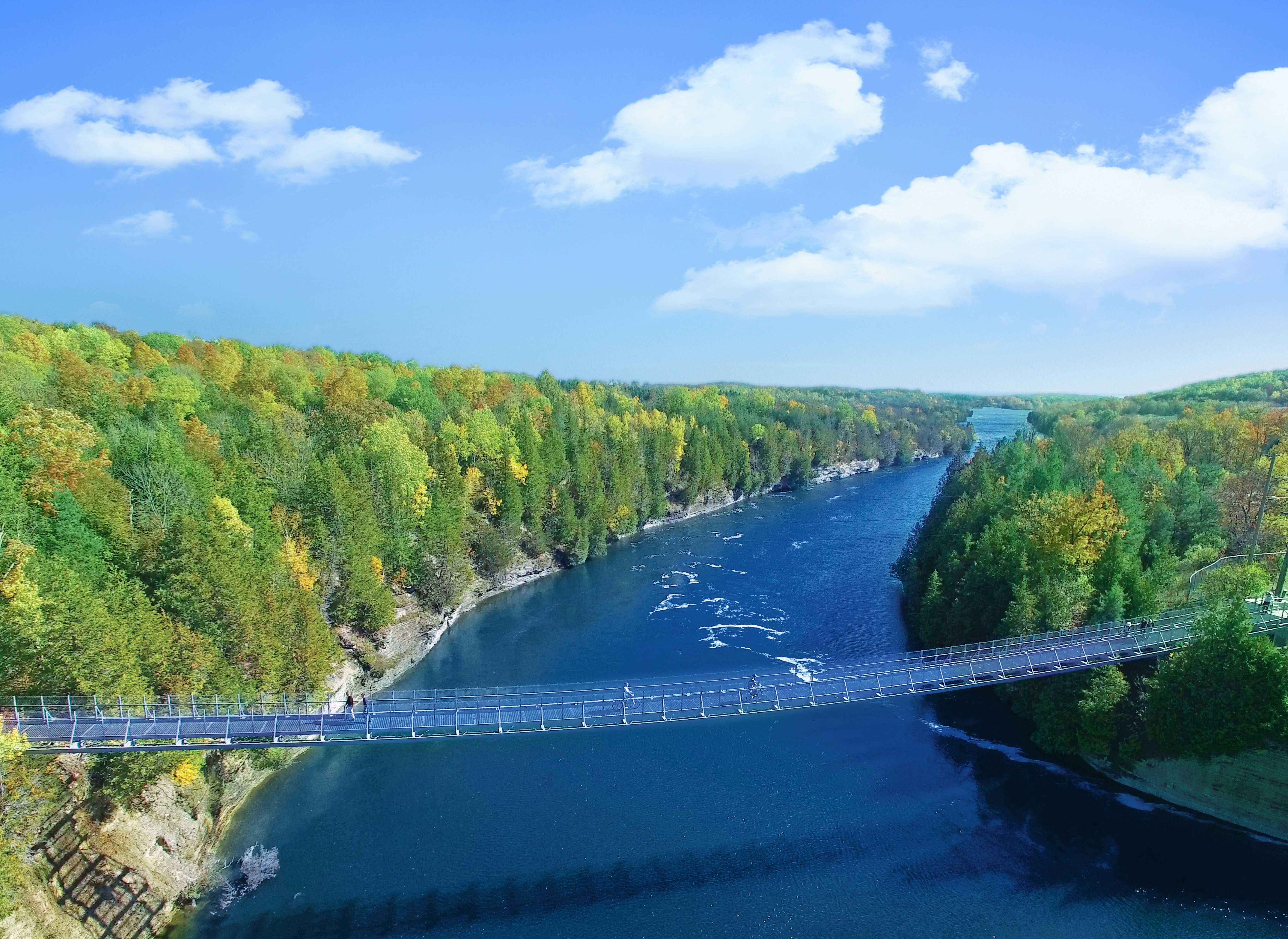 Ranney Gorge Suspension Bridge, Ferris Provincial Park