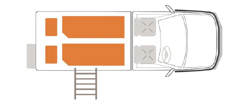RedSands - 2 Personen 4WD Rooftop Camper