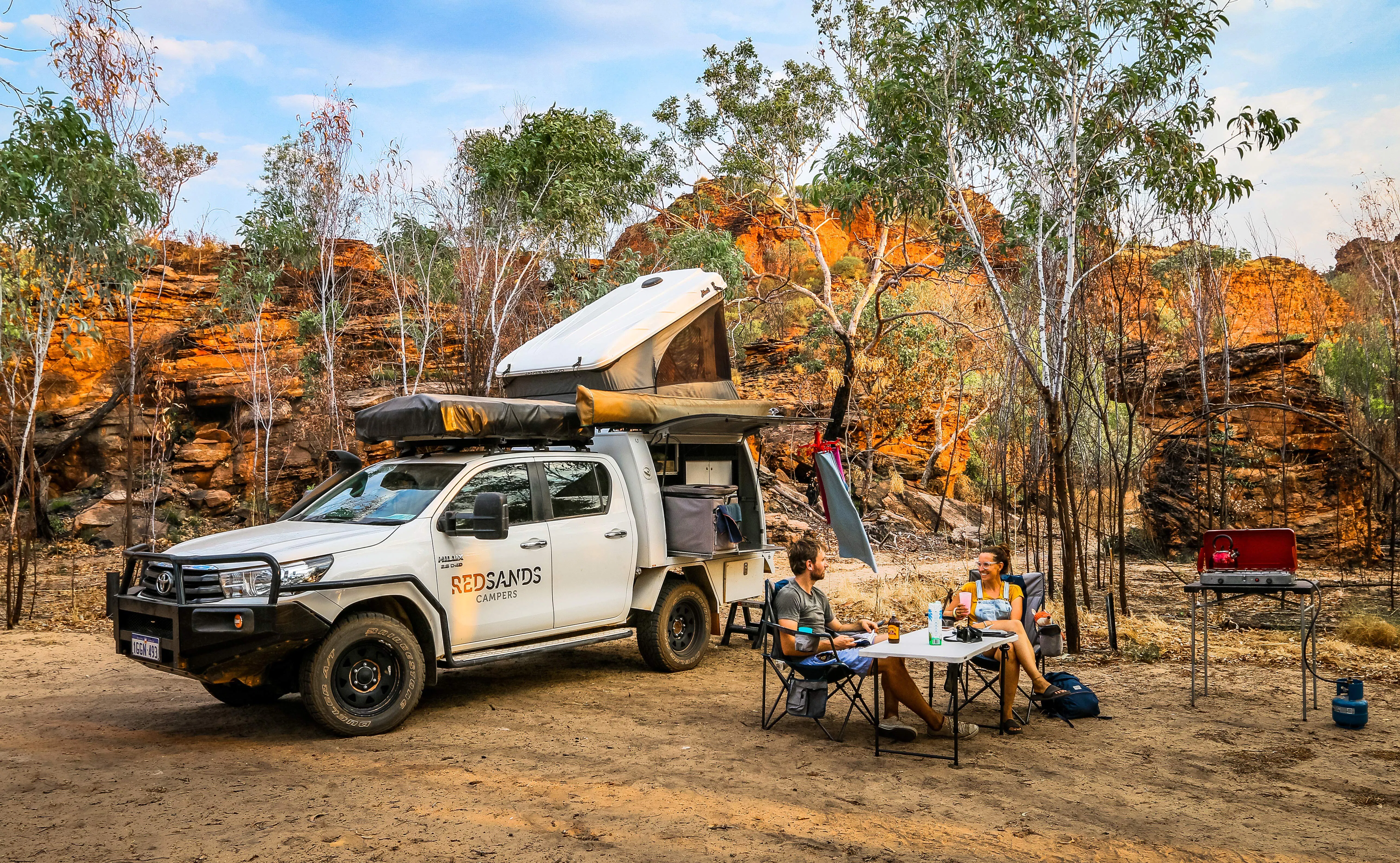 HDFahrzeugeRedSands Camper5 Personen 4WD Rooftop Camper16