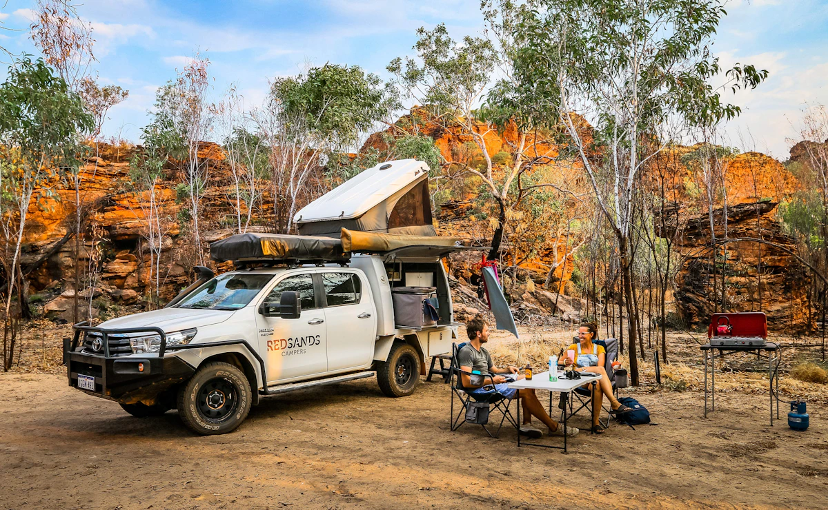 HDFahrzeugeRedSands Camper5 Personen 4WD Rooftop Camper16
