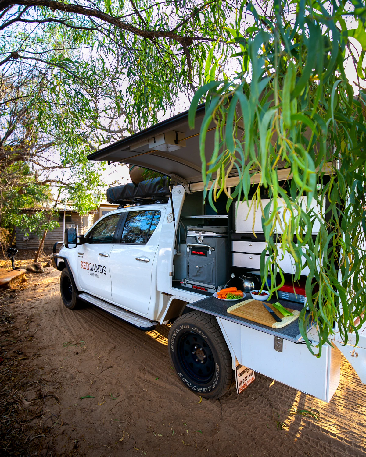 HDFahrzeugeRedSands Camper5 Personen 4WD Rooftop Camper3