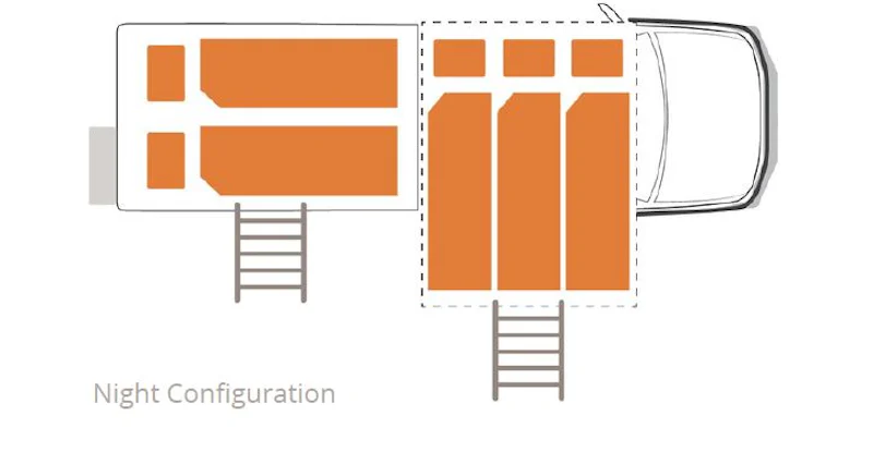 RedSands Campers - 5 Personen 4WD Rooftop Camper