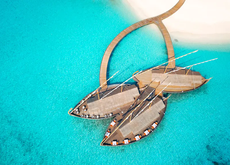 HDHotelMaledivenMilaidhoo MaldivesArtisan Wooden Pendants Bohemian Elegance