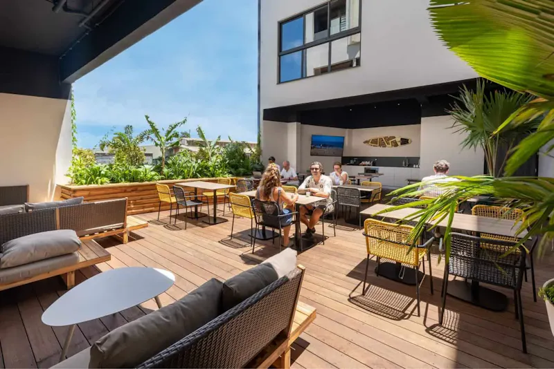 HDHotelFranzoesisch PolynesienTahitiKon Tiki Boutique HotelTerasse
