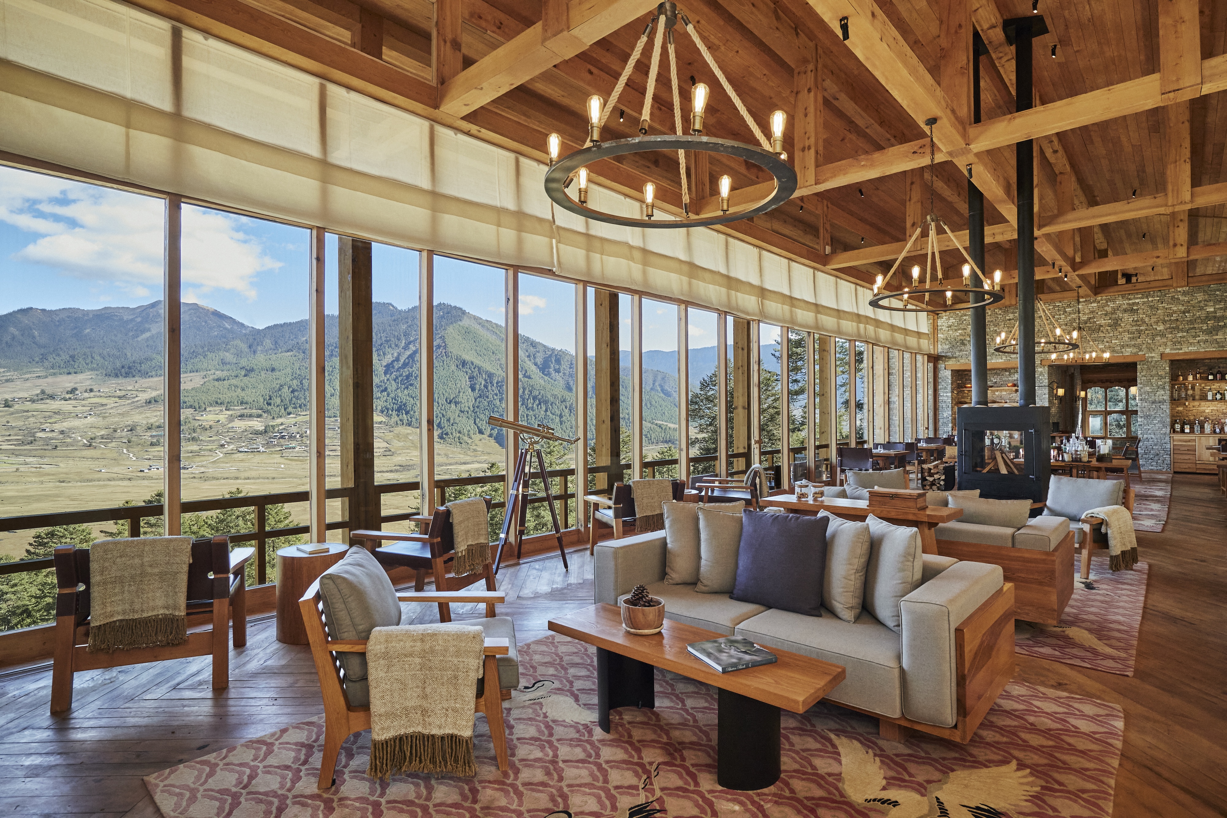 HDHotelBhutanSix Senses GangteyGangtey Main Building Living Room