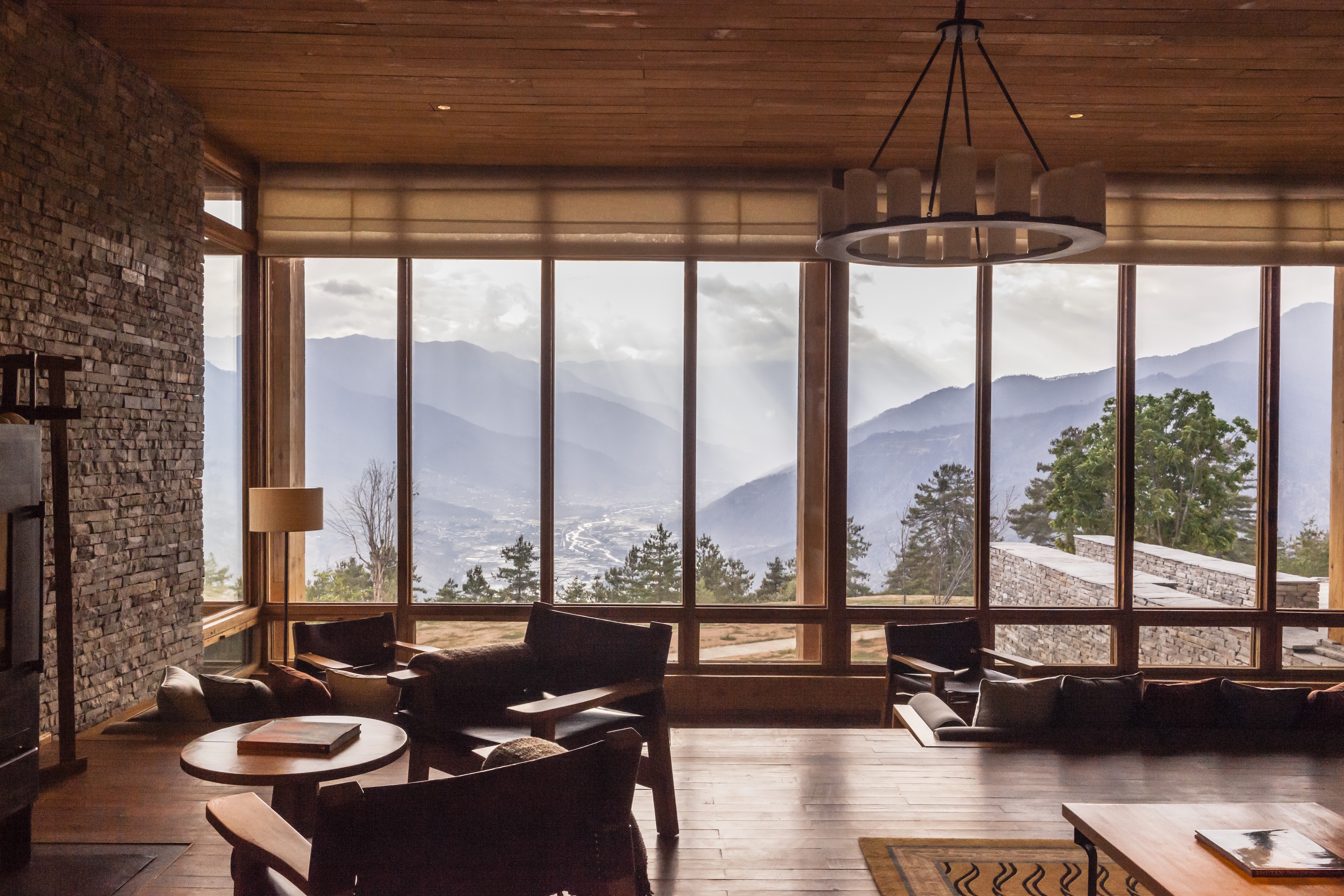 HDHotelBhutanSix Senses ParoParo Bhutan Living Room