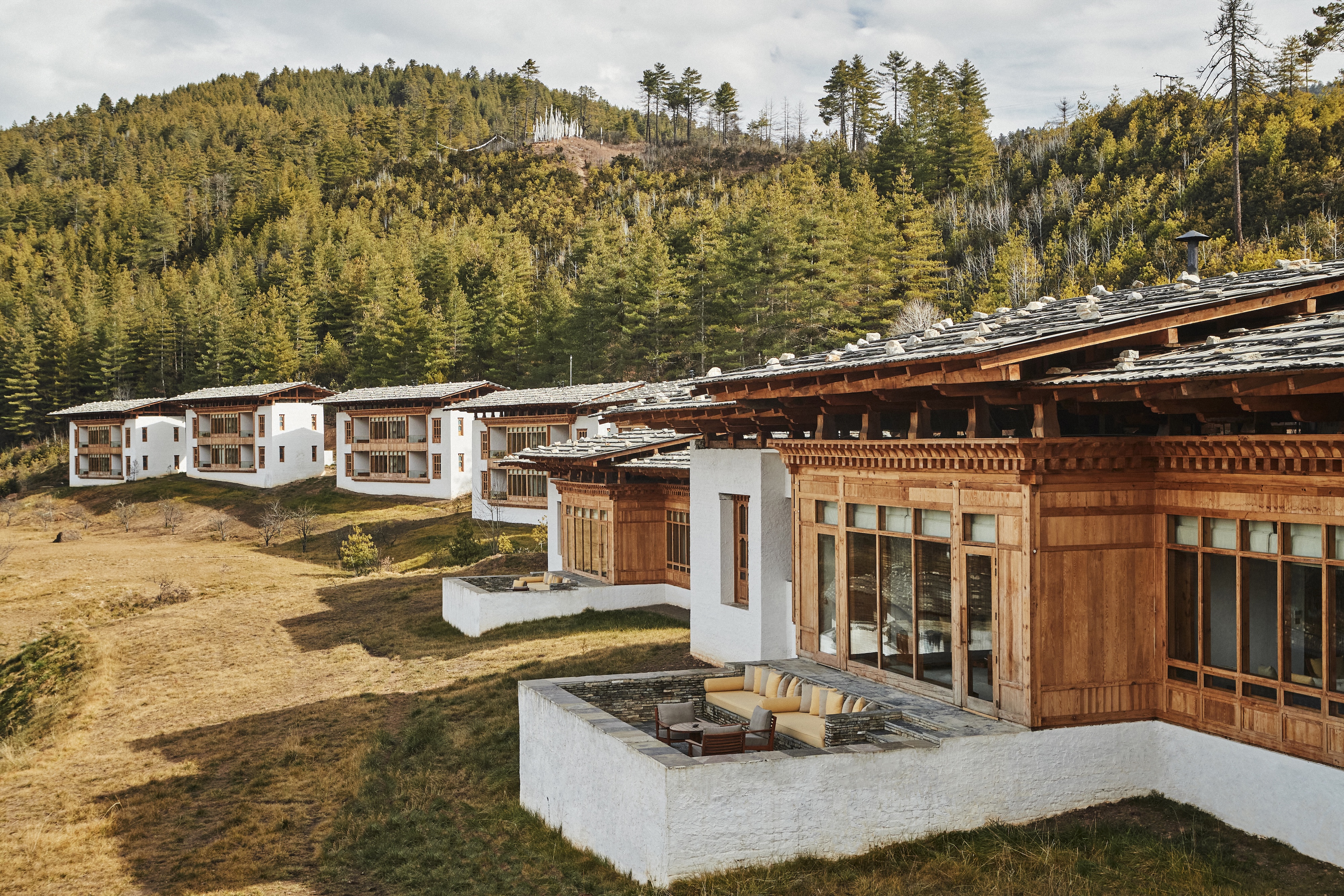 HDHotelBhutanSix Senses ThimphuTwo Bedroom Villa Exterior Thimphu