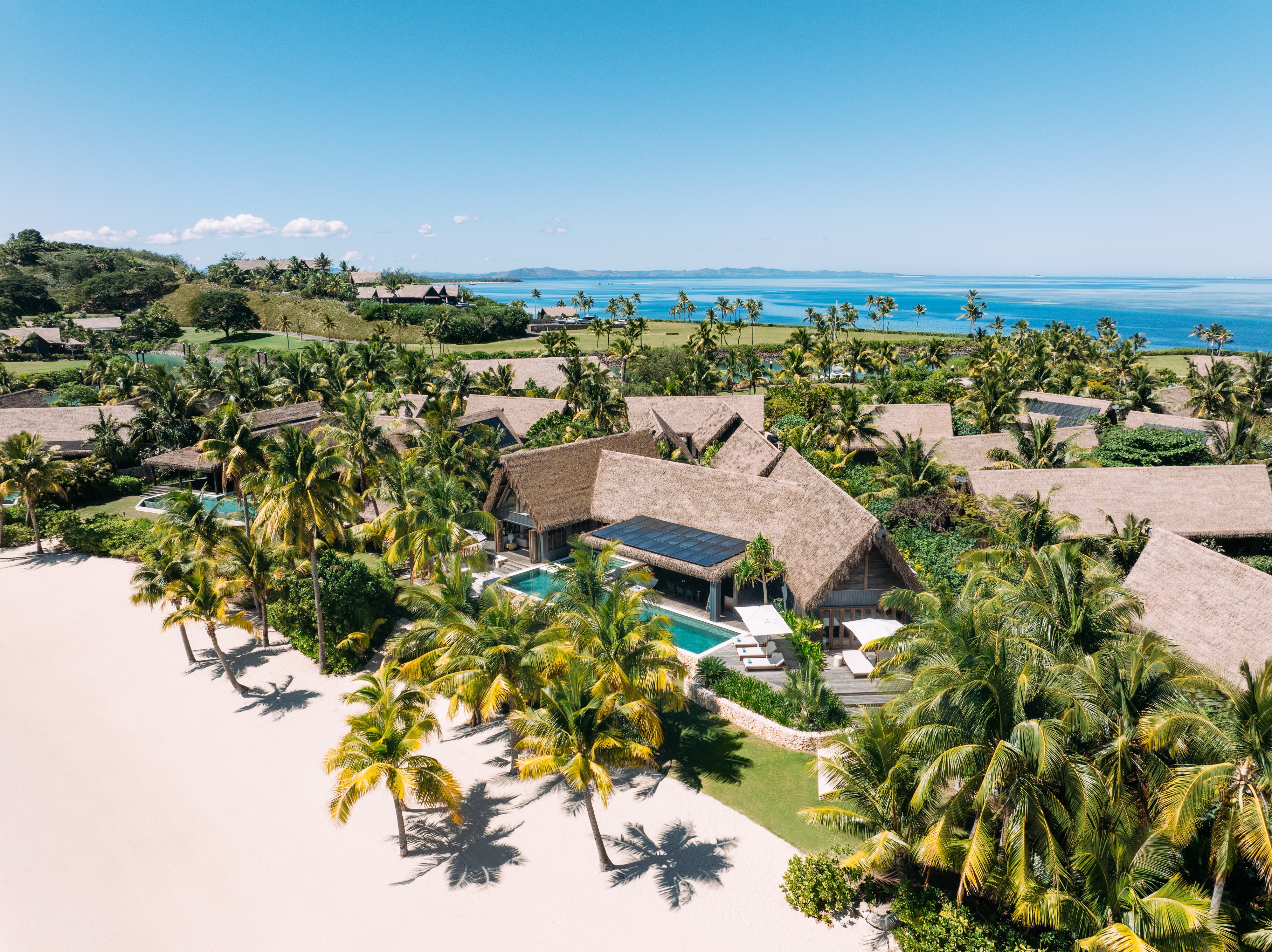 HDHotelFijiSix Senses FijiSix Bedroom Beachfront Pool Residence Aerial