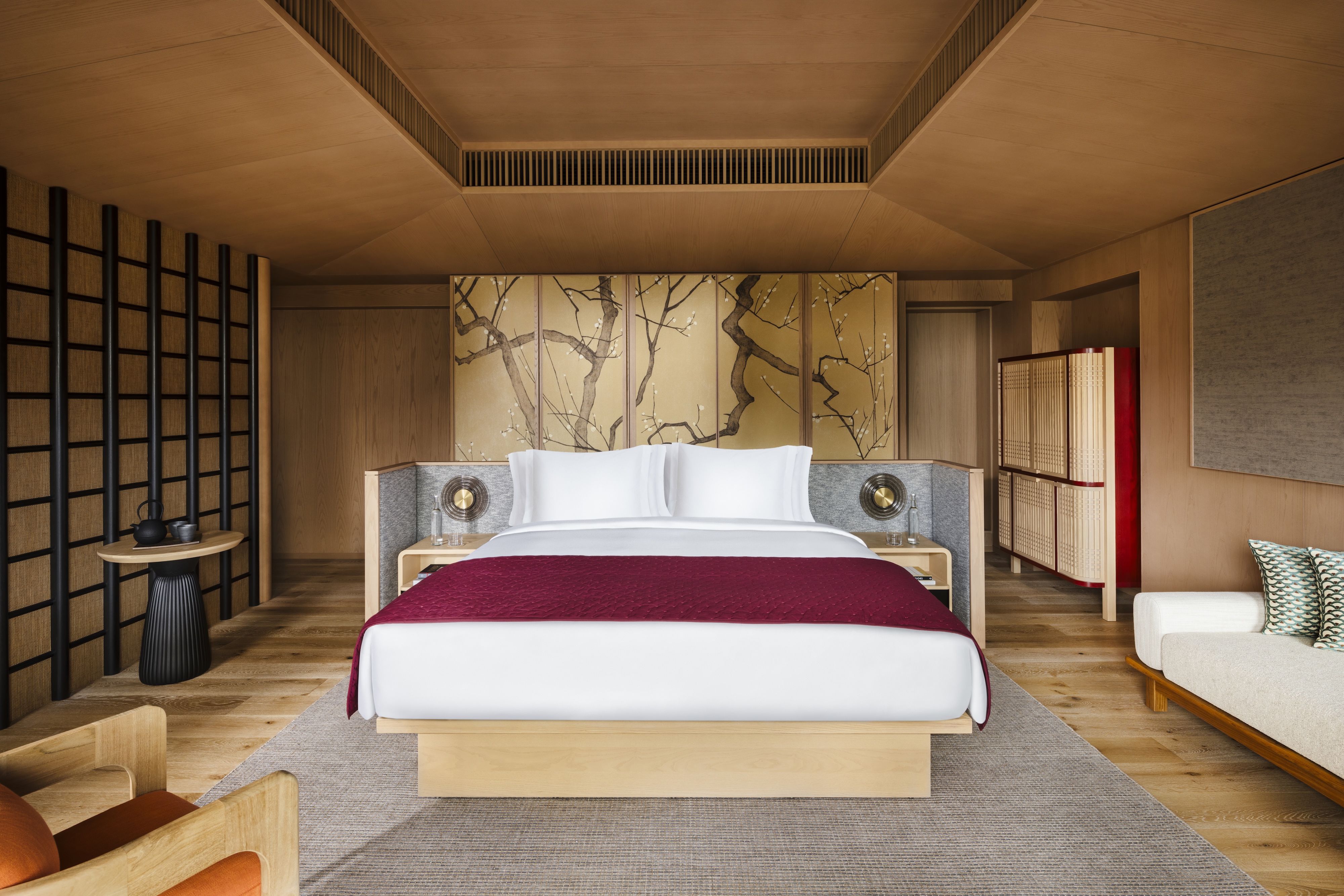 HDHotelJapanSix Senses KyotoThree Bedroom Penthouse Suite Master Bedroom