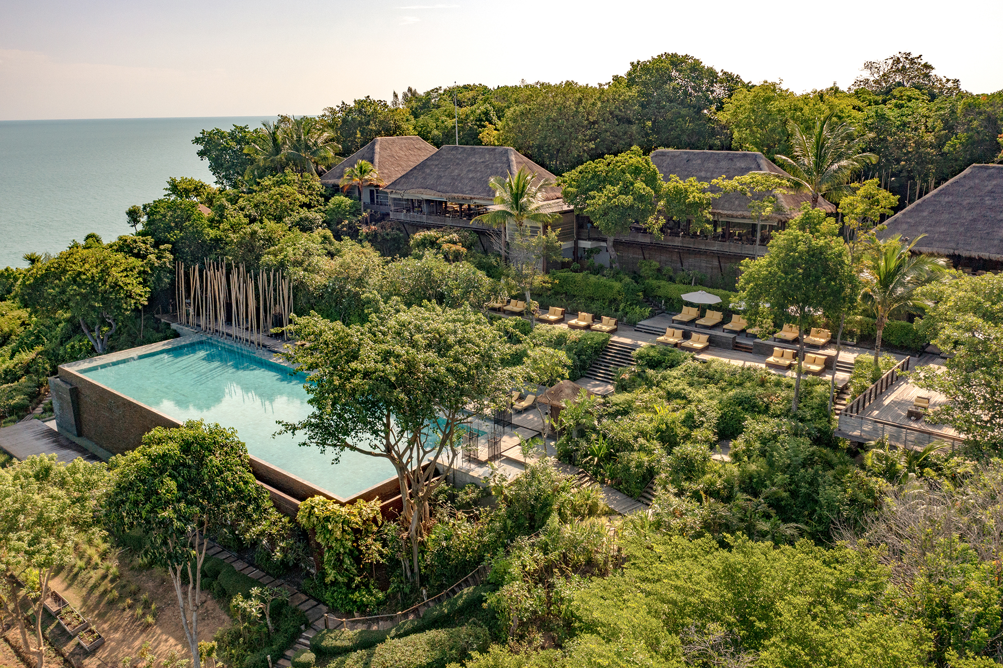 HDHotelThailandSix Senses SamuiMain Pool Drone