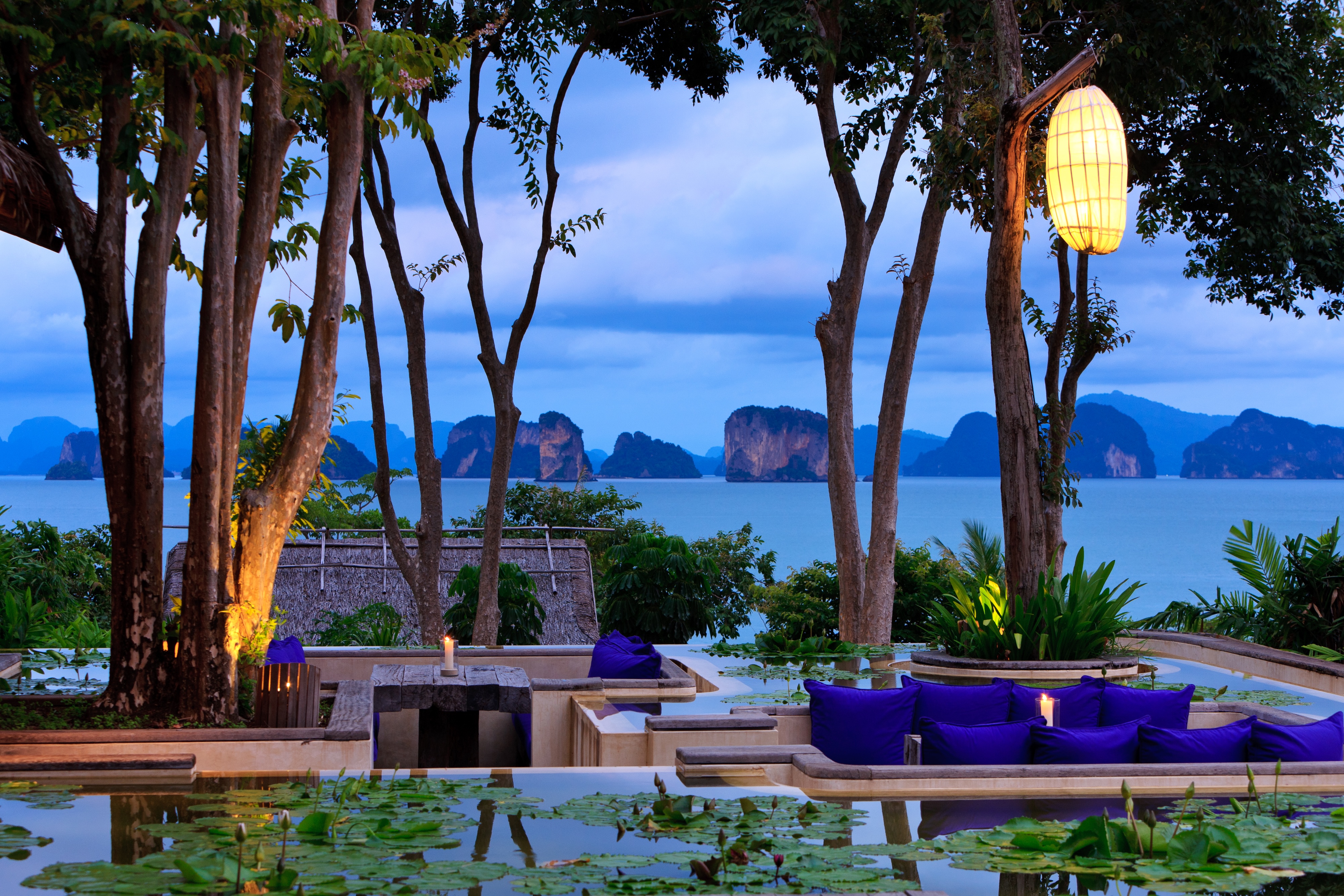 HDHotelThailandSix Senses Yao NoiThe Den night view