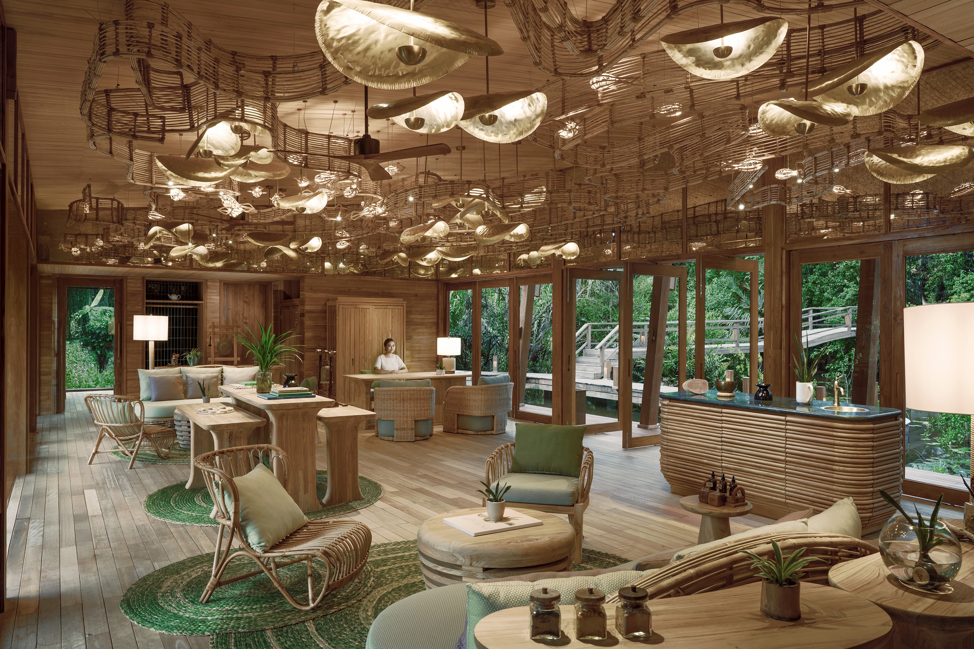 HDHotelVietnamSix Senses Con DaoSpa Reception Area