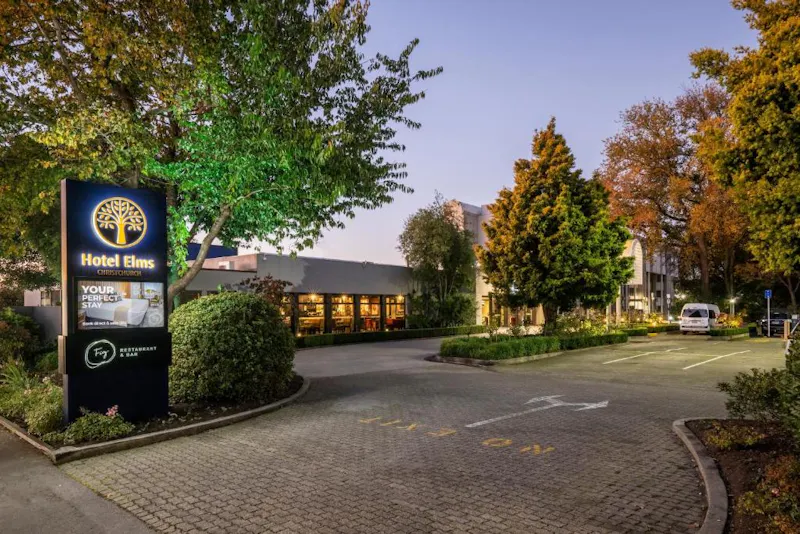 HotelNeuseelandSuedinselChristchurchElmsAussenansicht