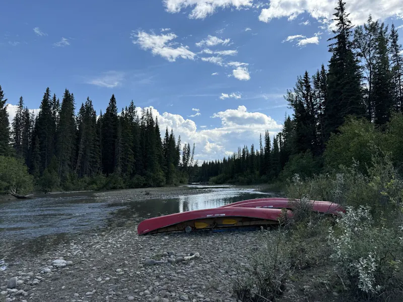 AlbertaKanus am Athabasca River