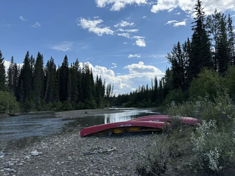 AlbertaKanus am Athabasca River