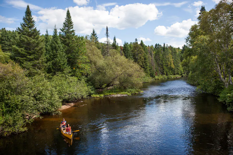 Kanufahrer, nahe Saint-Come, Lanaudière Region