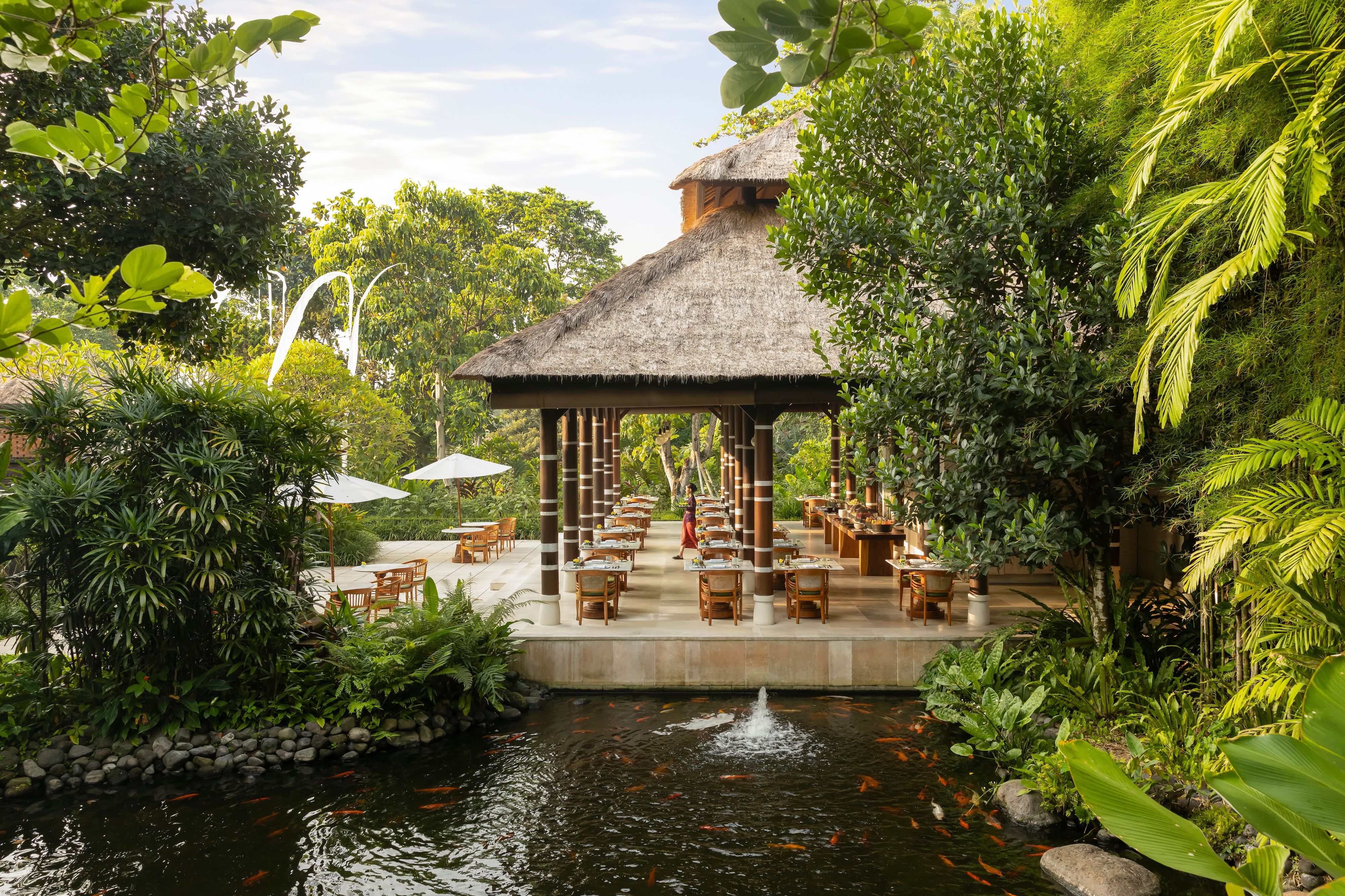 HDHotelIndonesienBaliCOMO Uma UbudRestaurant Daytime 1