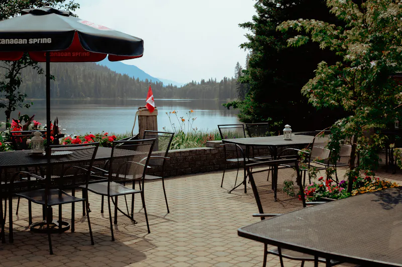 HDHotelBritish ColumbiaClearwaterAlpine Meadows ResortTerrasse YCWAM food 0