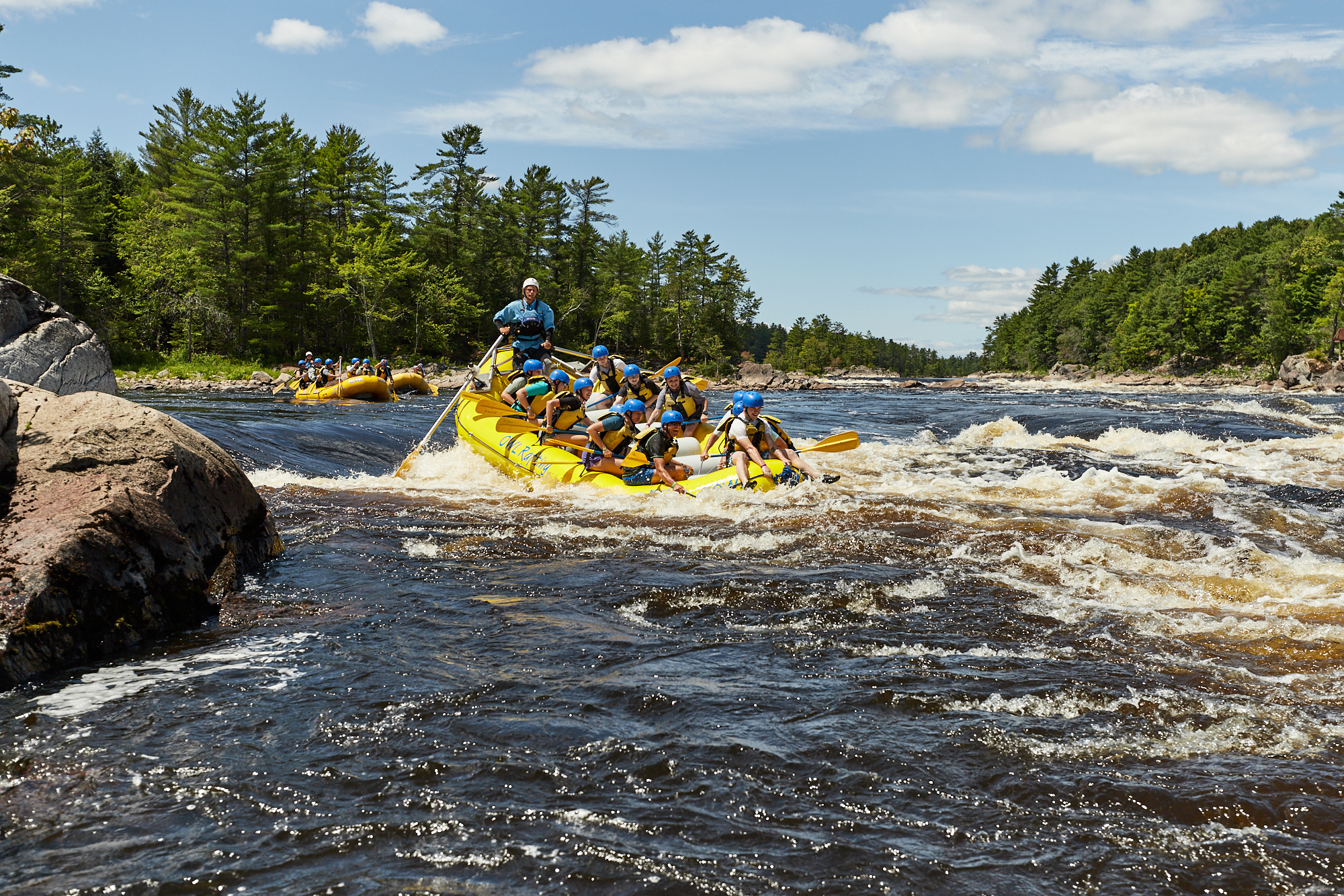 HDOntarioOttawa RiverOWL Rafting Medium Intensity front rider