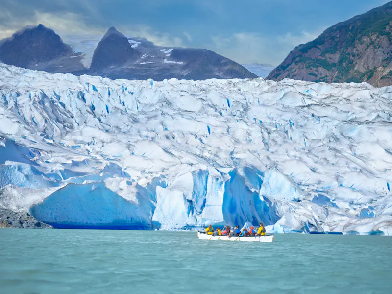 HDKreuzfahrtNCLBliss AK mendenhall glacier canoe b