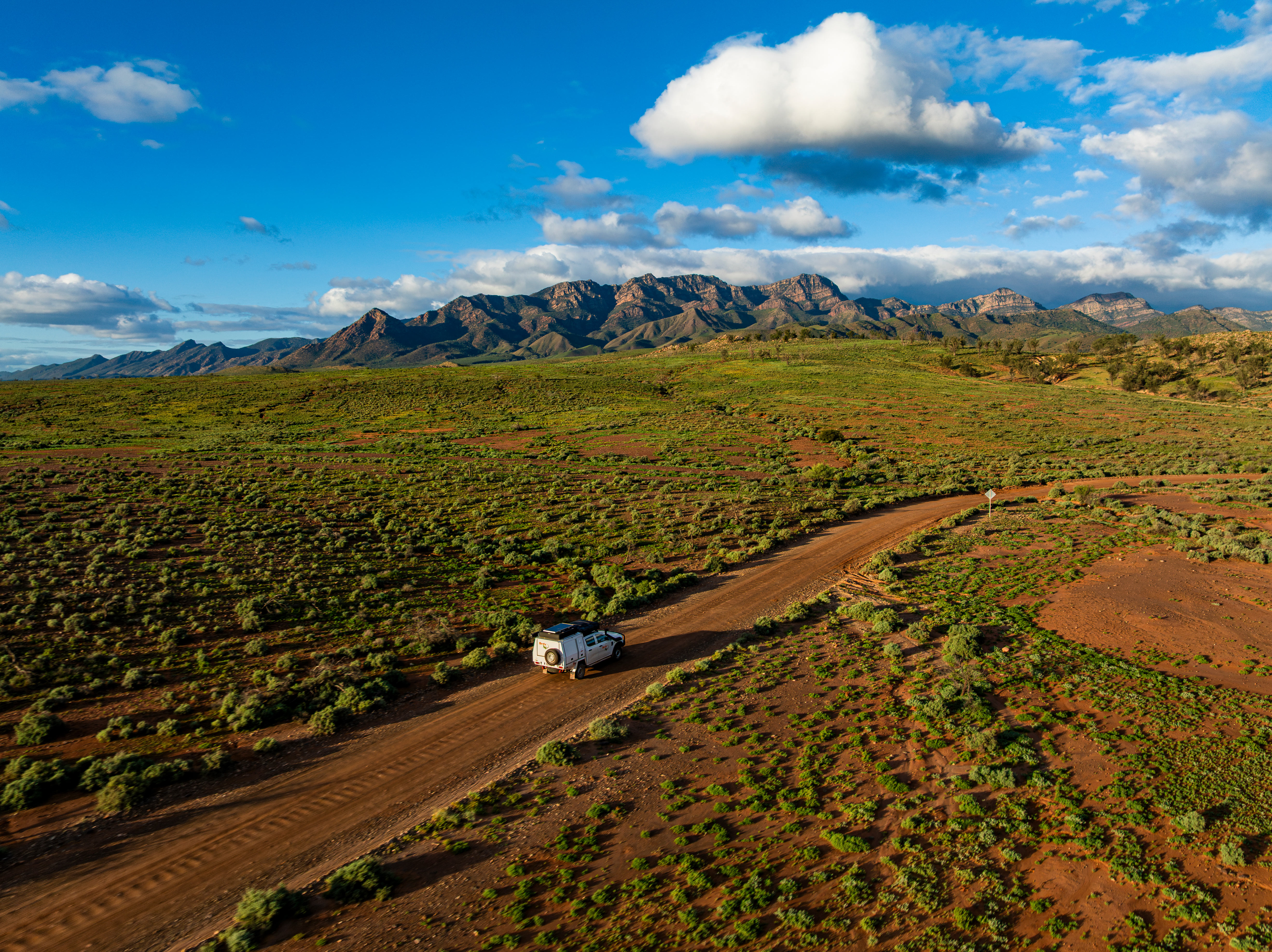 Britz Camper in den Flinders Ranges, South Australia
