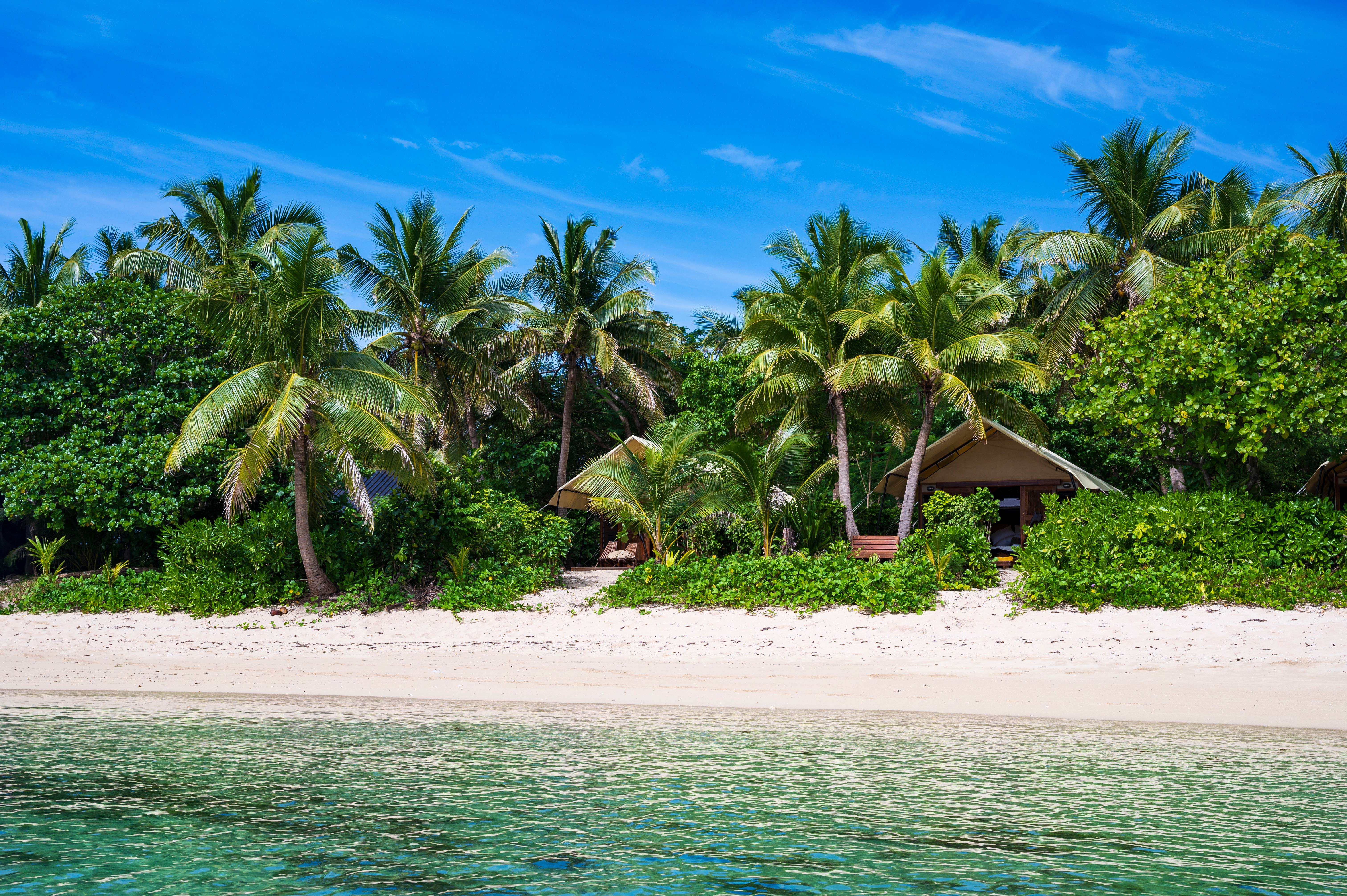 HDHotelFijiBarefoot Manta Island ResortStrand Bure 103174 OliverBolch TFJ