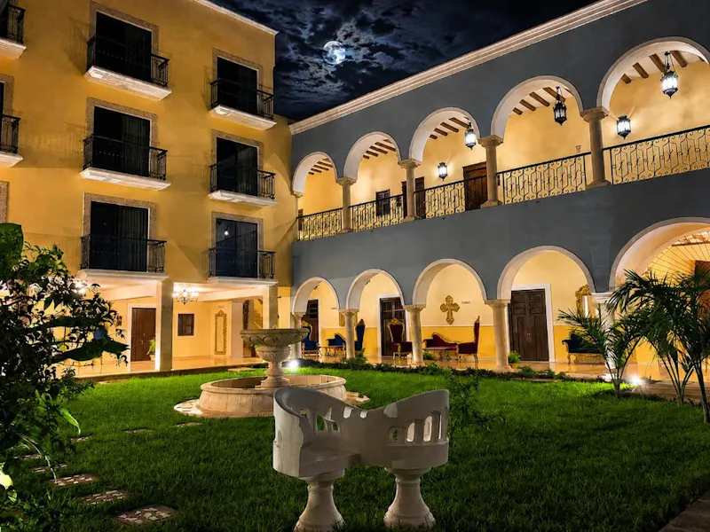 HotelMexicoYucatanValladolidReal HispanoInnenhof